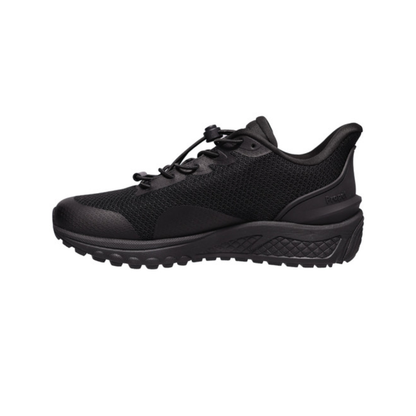 Propet One Velocity Mens Hands Free Step In Slip On Walking Shoes Black