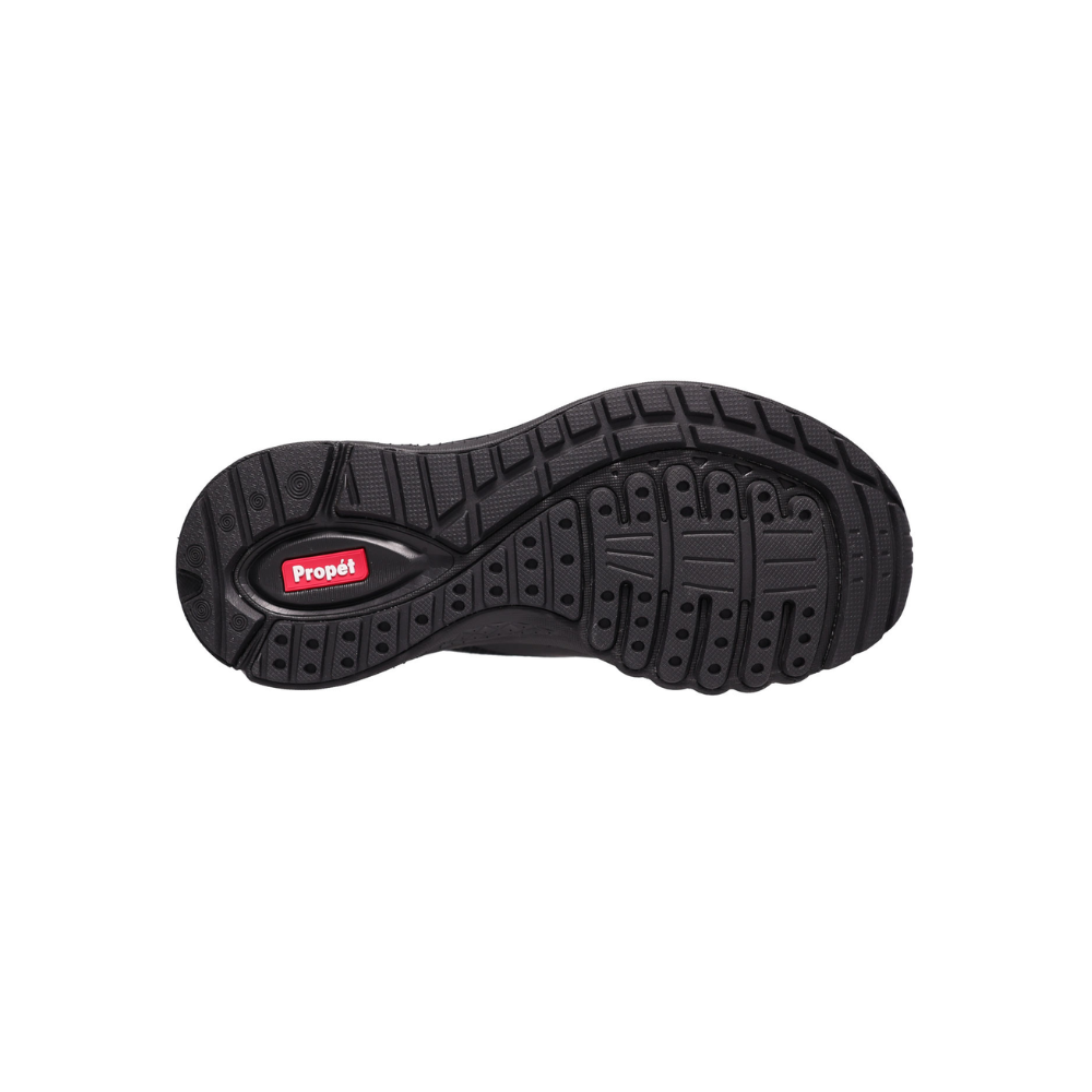 Propet One Velocity Mens Hands Free Step In Slip On Walking Shoes Black