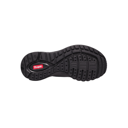 Propet One Velocity Mens Hands Free Step In Slip On Walking Shoes Black