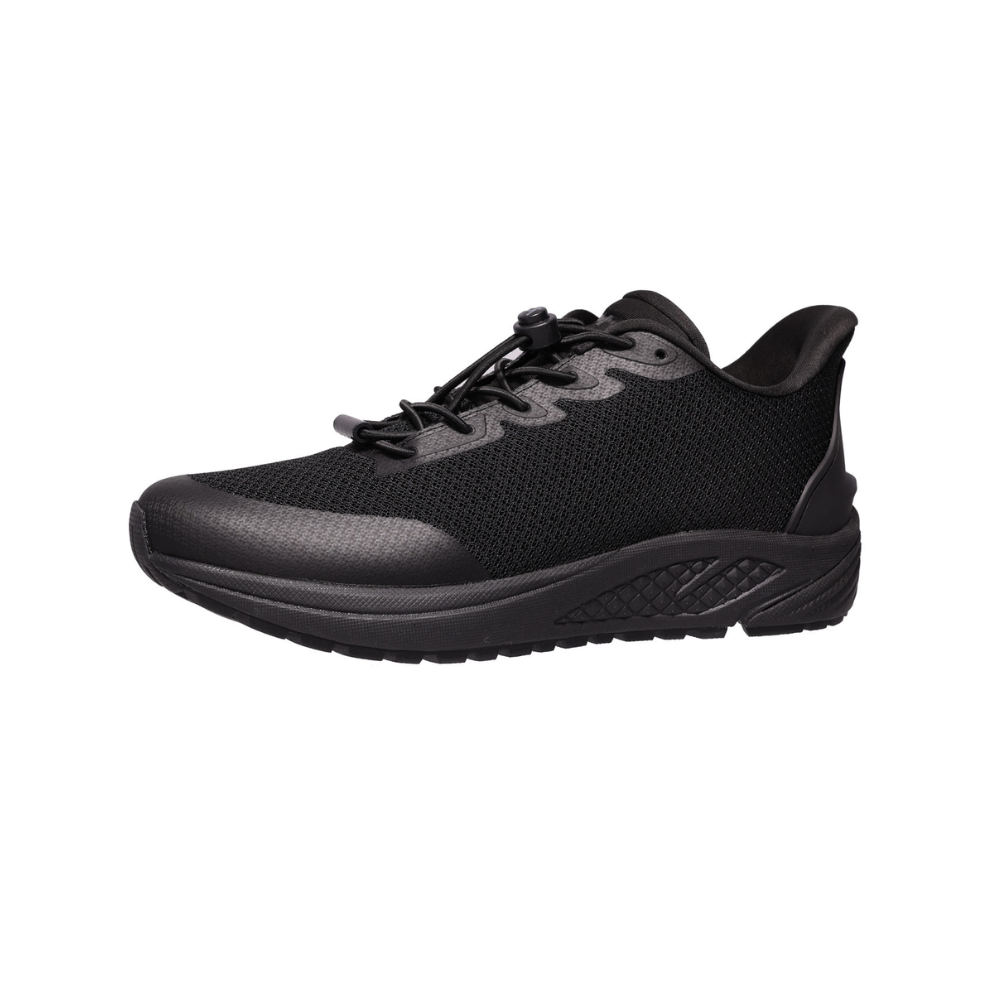 Propet One Velocity Mens Hands Free Step In Slip On Walking Shoes Black