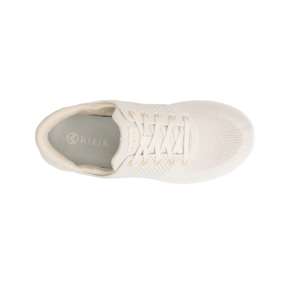 Kizik Unisex Lima White Creme Hands Free Slip On Sneakers