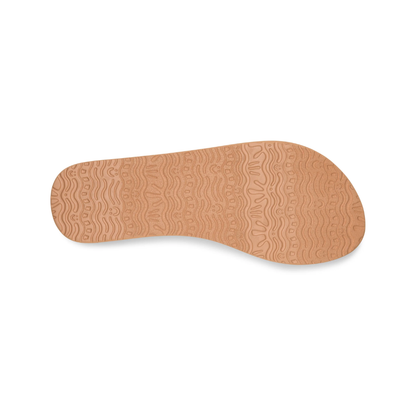 Sanuk Women Yoga Sandy II Memory Foam Flip Flop Sandal Tobacco Brown