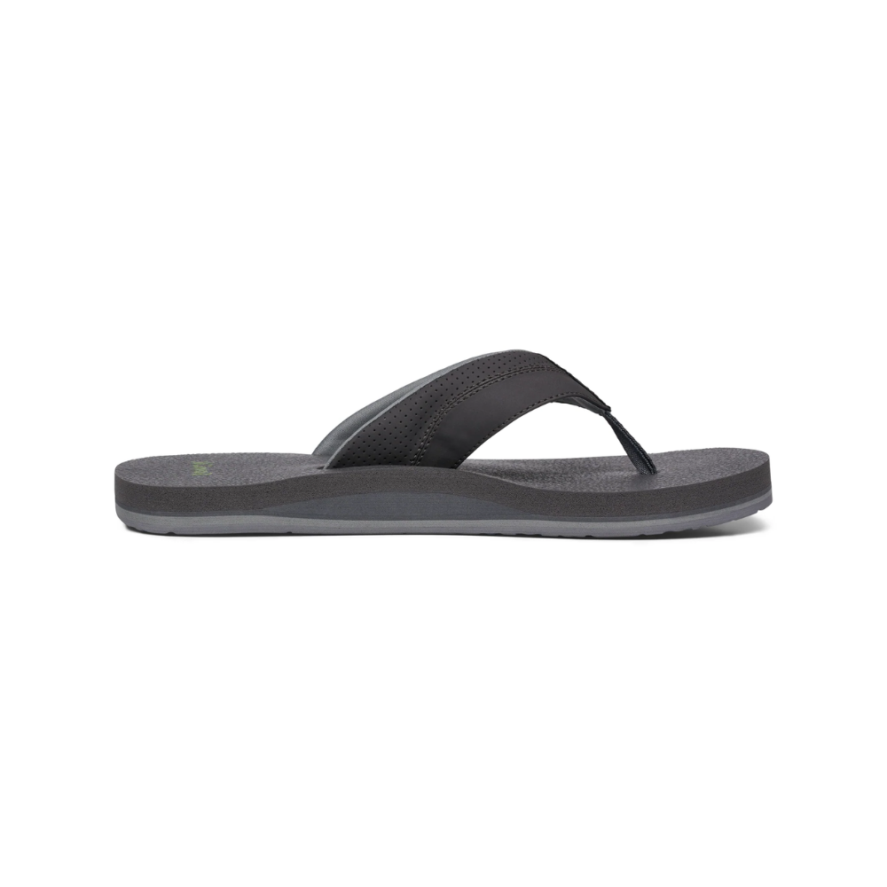 Sanuk Beer Cozy IV - Men's Memory Foam Beach Flip Flops - Castlerock