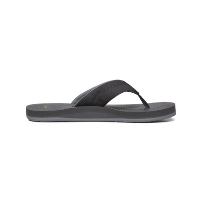 Sanuk Beer Cozy IV - Men's Memory Foam Beach Flip Flops - Castlerock