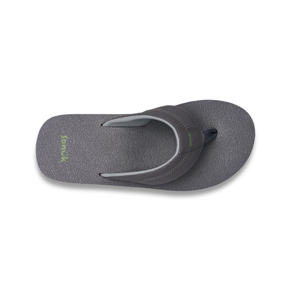 Sanuk Beer Cozy IV - Men's Memory Foam Beach Flip Flops - Castlerock