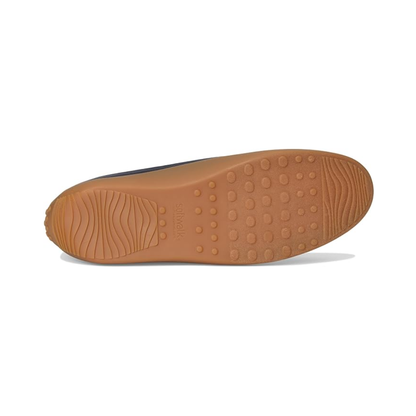 SoftWalk Disa Women's Leather Slip-On Flat - Blue Denim