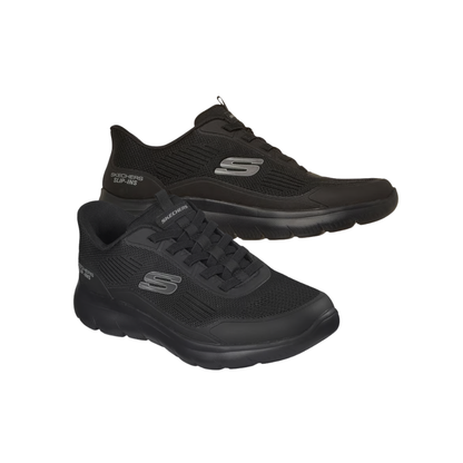 Skechers Men's Skechers Slip-ins: Summits Leyter Hands-Free Walking Shoes - Black