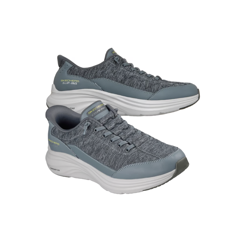 Skechers Slip-ins: Contour Foam - Cozy Fit Copost Men's Walking Shoes - Slate