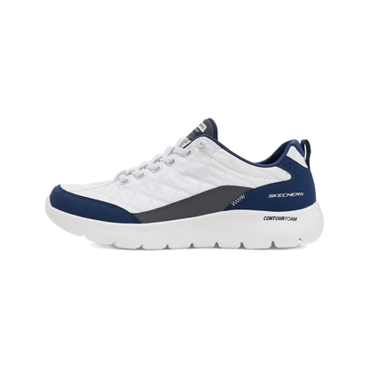 Skechers Summits Contour Foam Cozy Fit Men's  Walking Shoes - White Navy