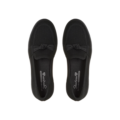 Skechers Cleo Taylor – Keep Me Close Women's Casual Slip-On Loafer – Black