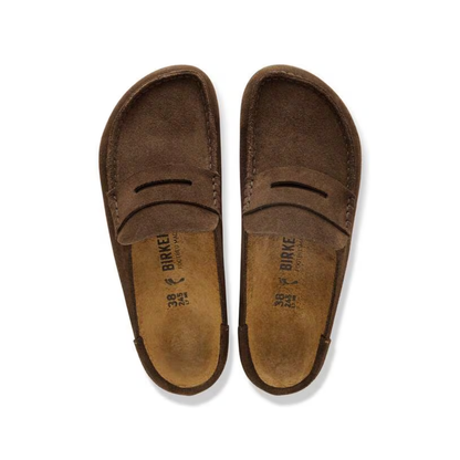 Birkenstock Loafer-Inspired Naples Clog Wrapped Suede Carafe