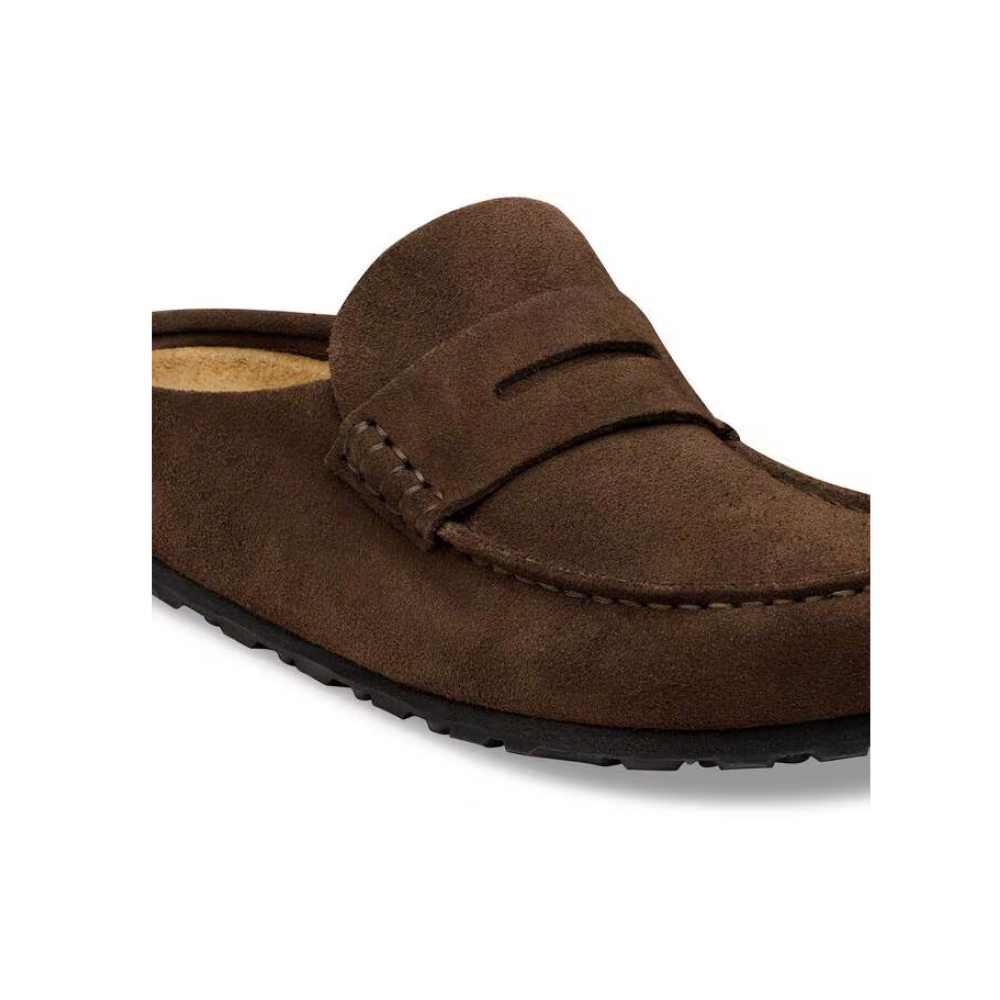 Birkenstock Loafer-Inspired Naples Clog Wrapped Suede Carafe