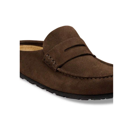 Birkenstock Loafer-Inspired Naples Clog Wrapped Suede Carafe