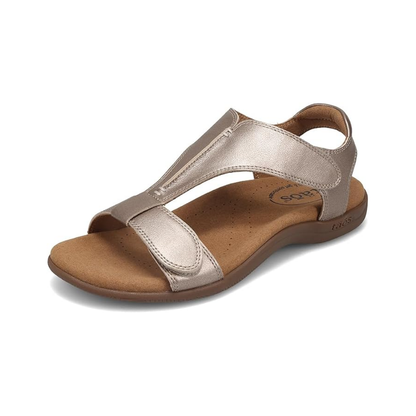 Taos The Show Premium Leather Women's Adjustable Sandal Champagne