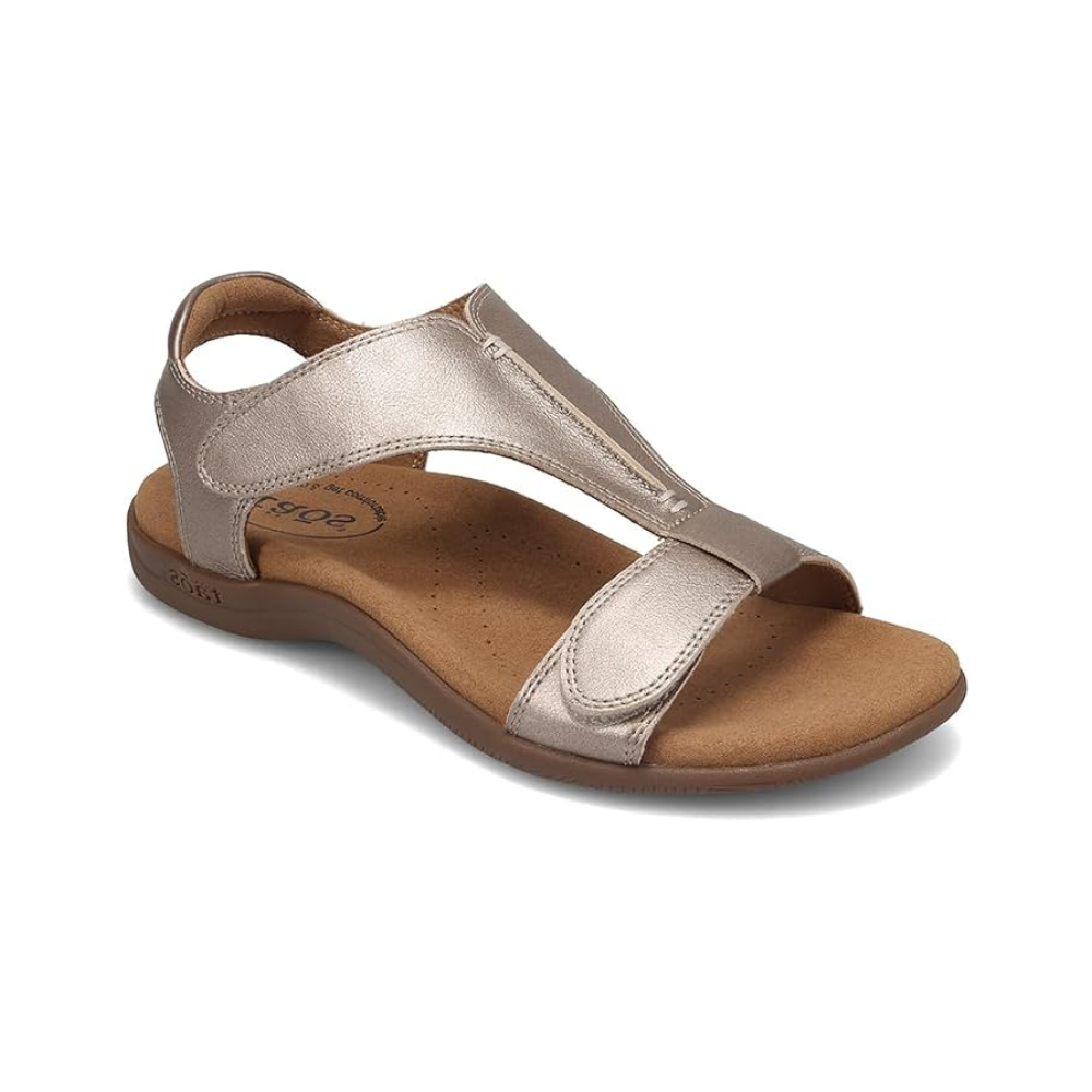 Taos The Show Premium Leather Women's Adjustable Sandal Champagne