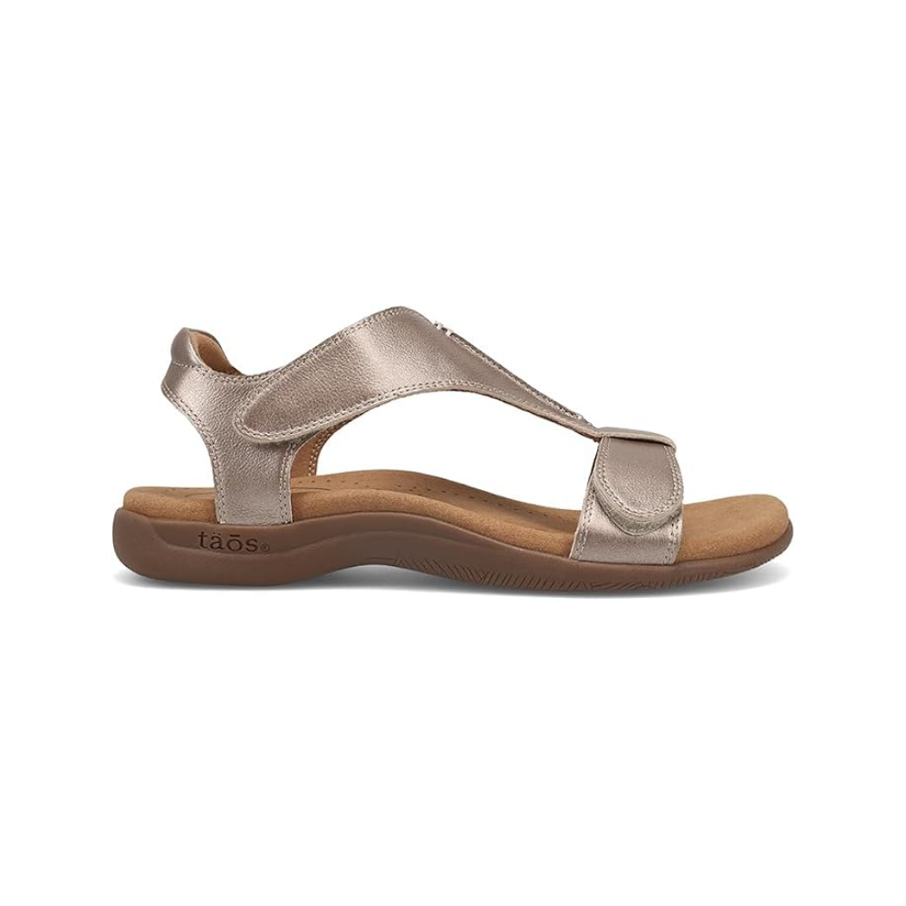 Taos The Show Premium Leather Women's Adjustable Sandal Champagne
