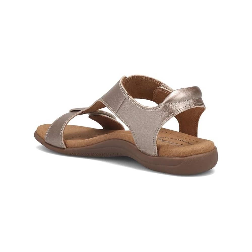 Taos The Show Premium Leather Women's Adjustable Sandal Champagne