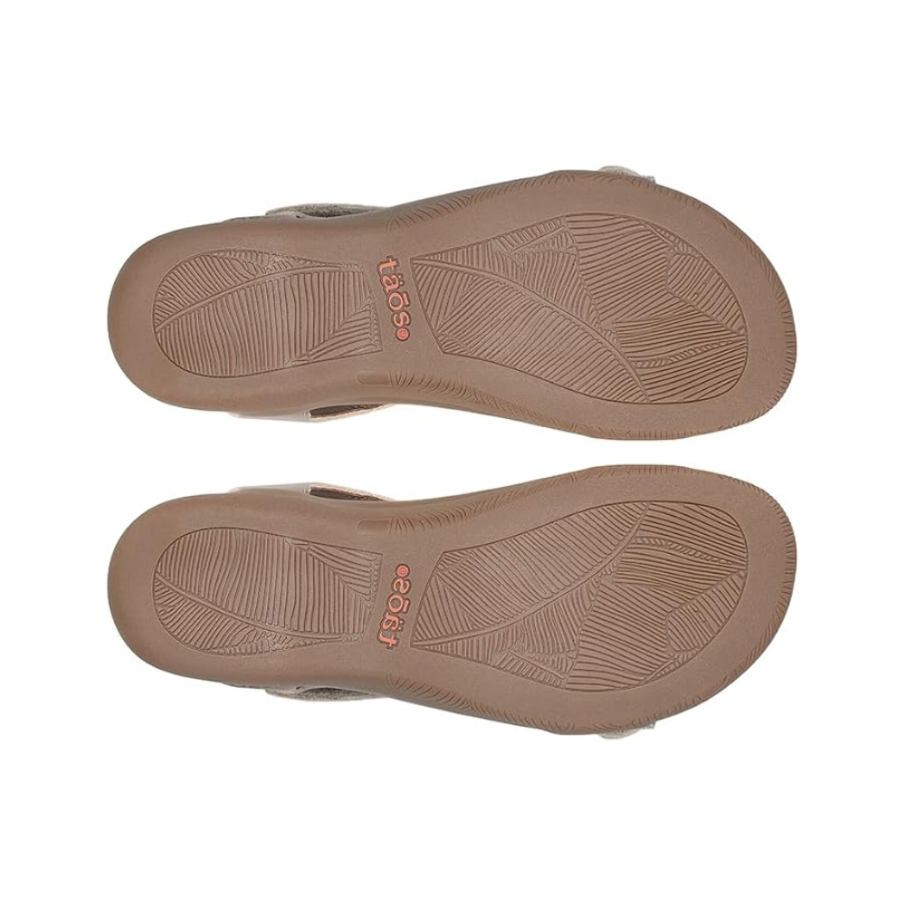 Taos The Show Premium Leather Women's Adjustable Sandal Champagne