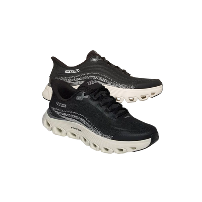 Skechers Mens Slip-ins Arch Fit Glide-Step Wave - Zanaro Lifestyle Sneakers Black