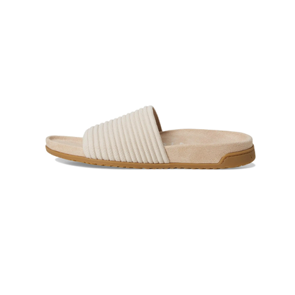 VIONIC Evie Knit Slide Women's Supportive Sandals Cream