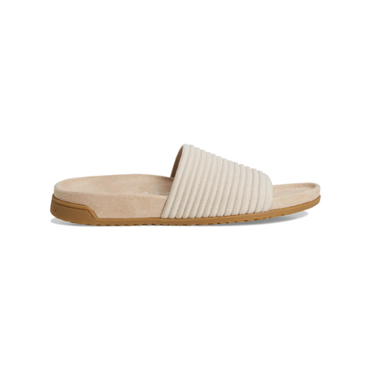 VIONIC Evie Knit Slide Women's Supportive Sandals Cream