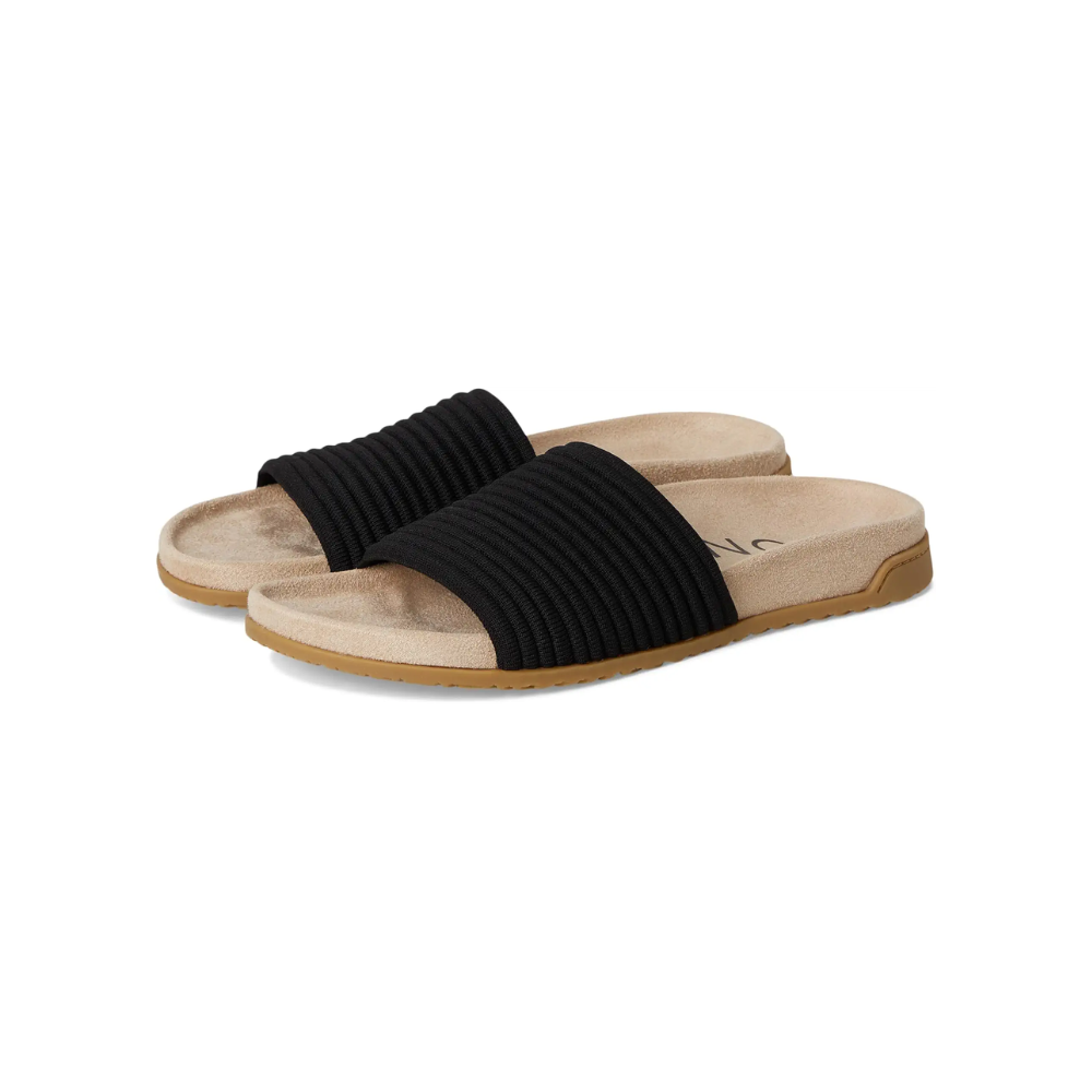 VIONIC Evie Knit Slide Women's Supportive Sandals Black