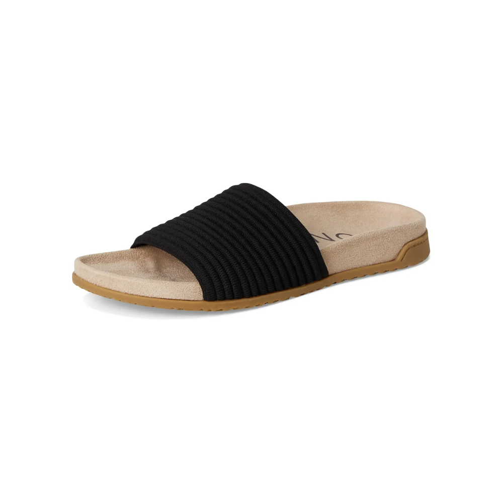 VIONIC Evie Knit Slide Women's Supportive Sandals Black