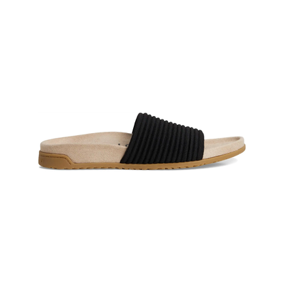VIONIC Evie Knit Slide Women's Supportive Sandals Black