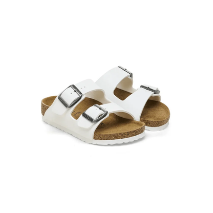 Birkenstock Arizona Kids Unisex Birko-Flor Sandal White