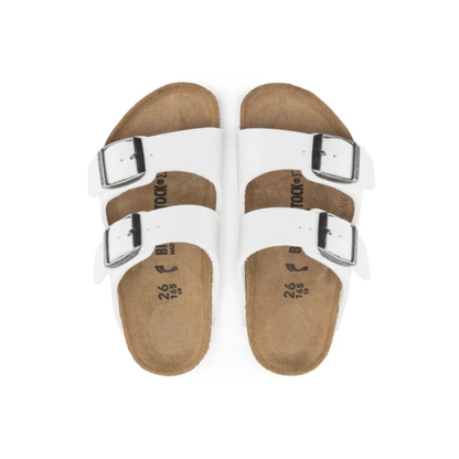 Birkenstock Arizona Kids Unisex Birko-Flor Sandal White