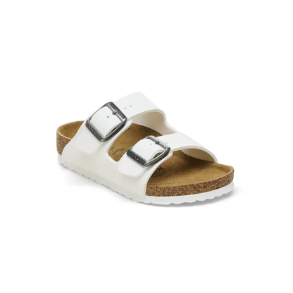 Birkenstock Arizona Kids Unisex Birko-Flor Sandal White