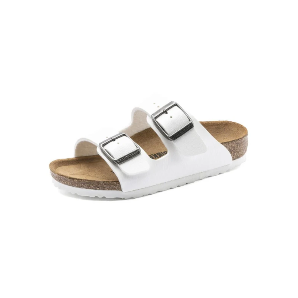 Birkenstock Arizona Kids Unisex Birko-Flor Sandal White