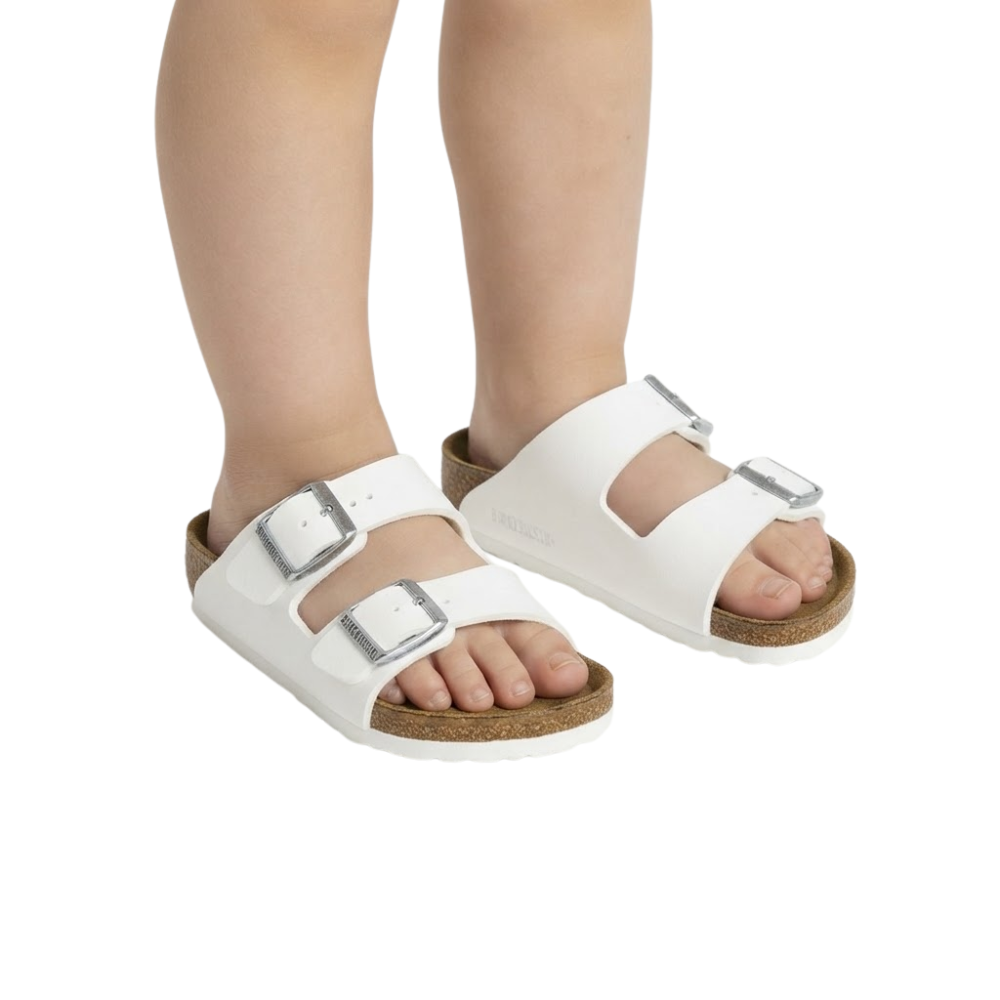 Birkenstock Arizona Kids Unisex Birko-Flor Sandal White