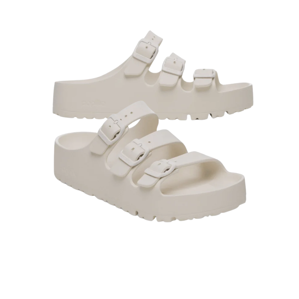Birkenstock Women's Florida III Flex Platform EVA Sandals Eggshell