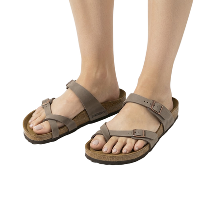 Birkenstock Women's Mayari Adjustable Cork Footbed Sandal Mocha