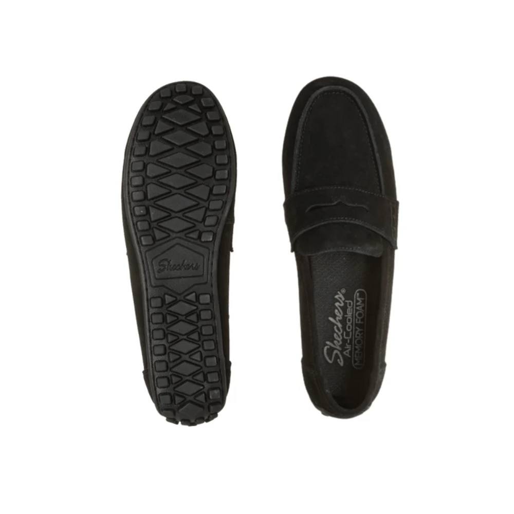 Skechers Women’s Cleo Driver Smooth Lane Loafers Black