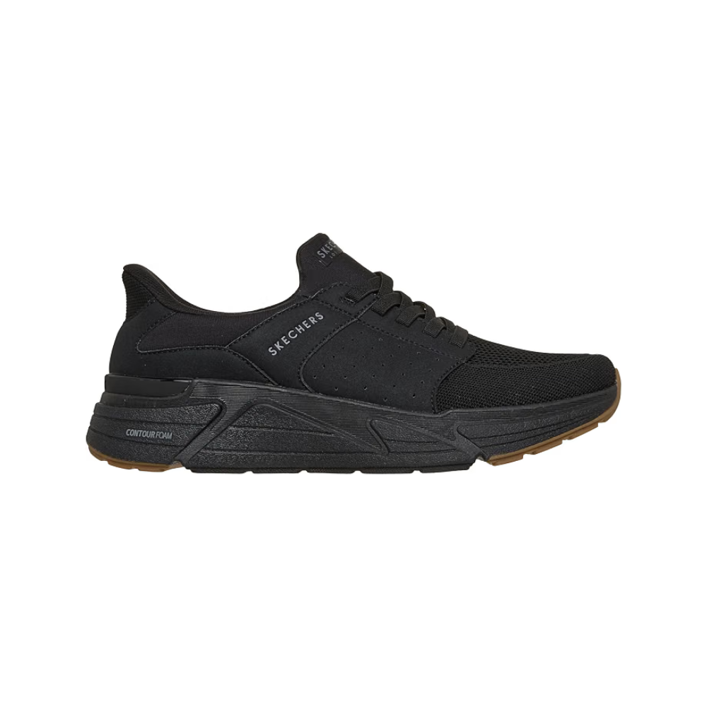 Skechers Slip-ins Rovino Lite Dress in Knit Men's Black Hands-Free Shoes