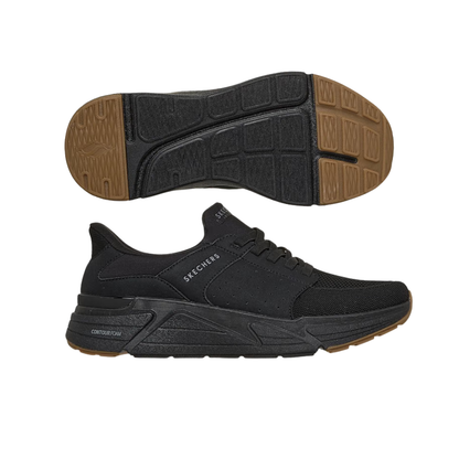 Skechers Slip-ins Rovino Lite Dress in Knit Men's Black Hands-Free Shoes