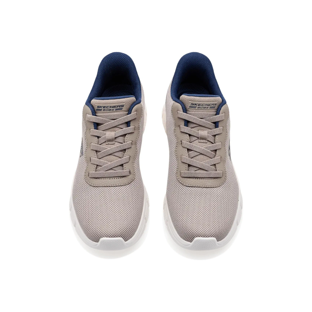 Skechers Men’s BOBS B Flex Glacial Edge Slip-ins Taupe Hands-Free Walking Shoes