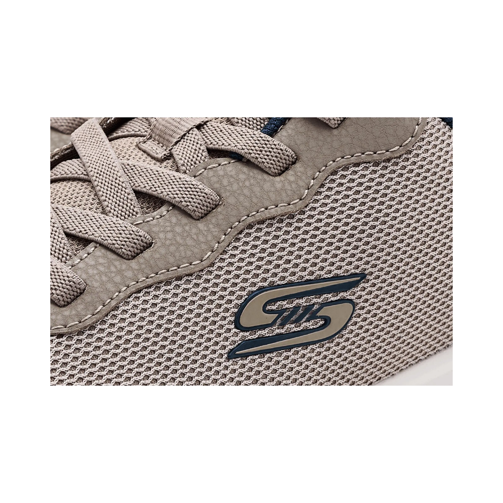 Skechers Men’s BOBS B Flex Glacial Edge Slip-ins Taupe Hands-Free Walking Shoes