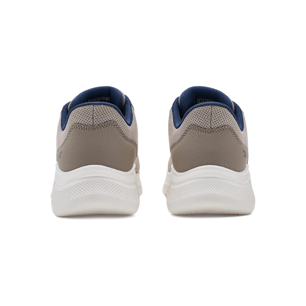 Skechers Men’s BOBS B Flex Glacial Edge Slip-ins Taupe Hands-Free Walking Shoes
