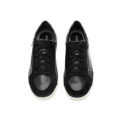 Vionic Women's City Walk AXS Walking Shoes – Black Leather
