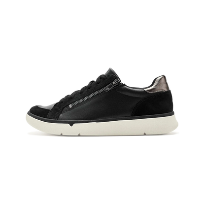 Vionic Women's City Walk AXS Walking Shoes – Black Leather