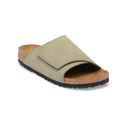 Birkenstock Solana Suede Leather Faded Khaki Men's Sandals 1032406