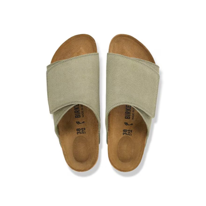 Birkenstock Solana Suede Leather Faded Khaki Men's Sandals 1032406