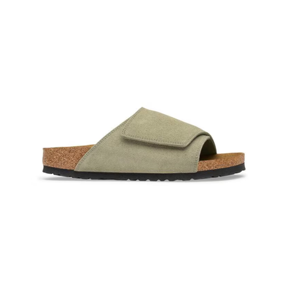 Birkenstock Solana Suede Leather Faded Khaki Men's Sandals 1032406