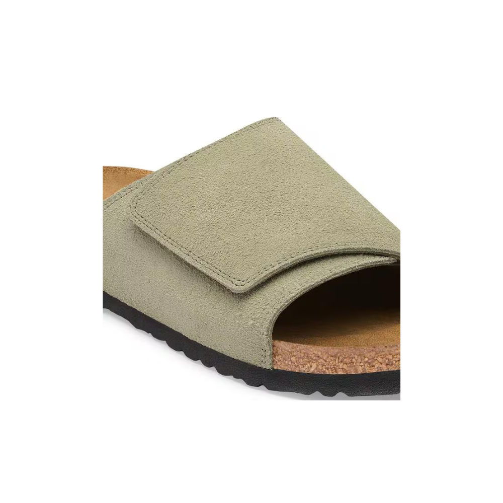 Birkenstock Solana Suede Leather Faded Khaki Men's Sandals 1032406