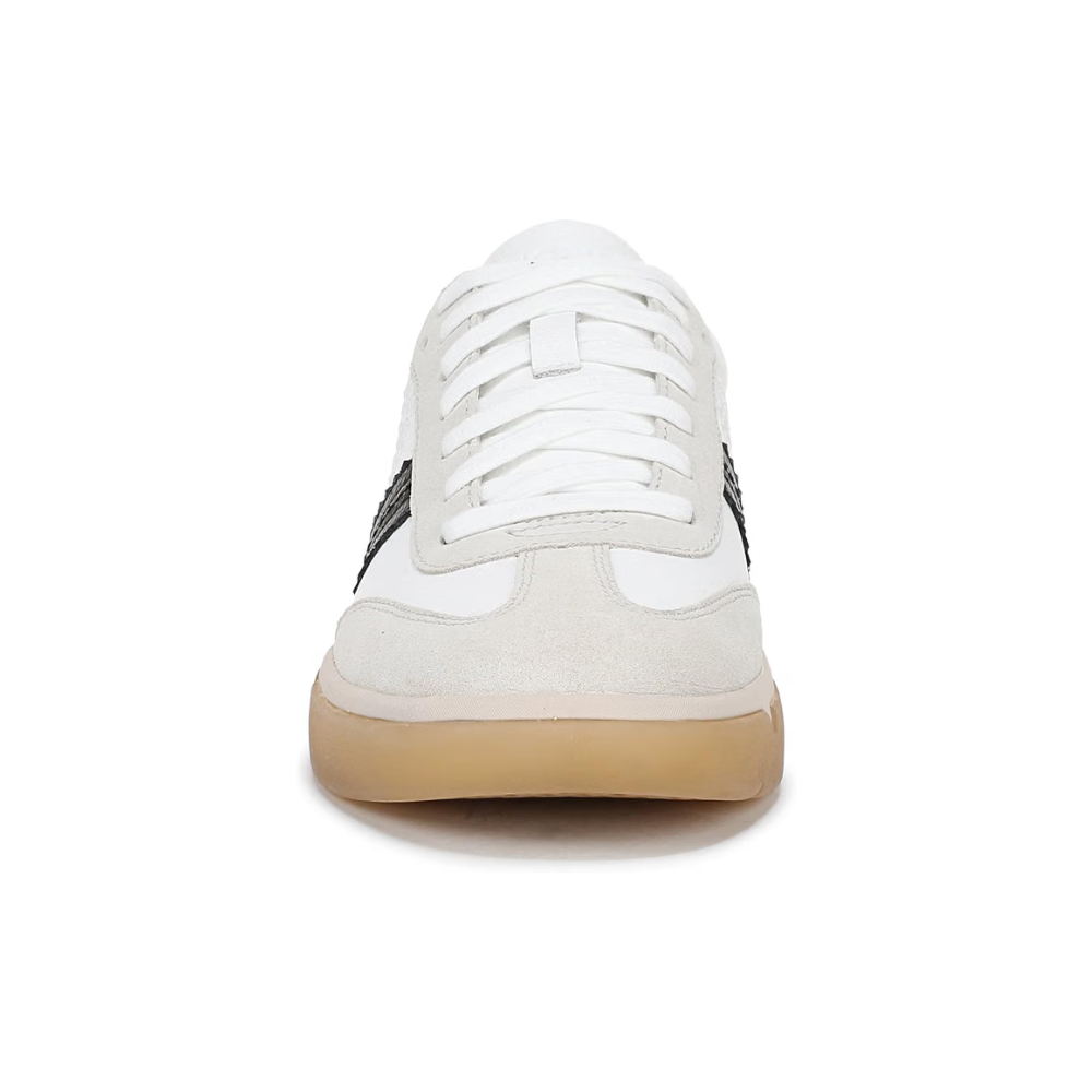 Vionic Women's City Walk Walking Shoes White Black Leather Comfort Sneakers