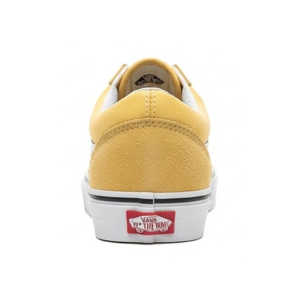 Men Vans Old Skool Golden Haze/True White Skate Shoes