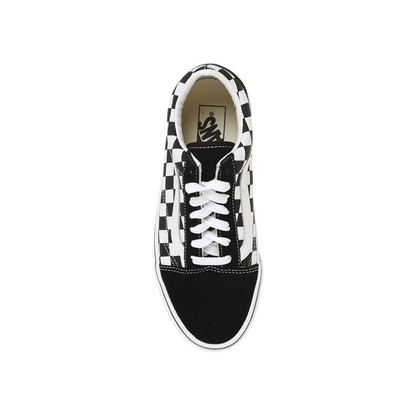 Vans Mens Checkerboard Old Skool Platform Black/True White